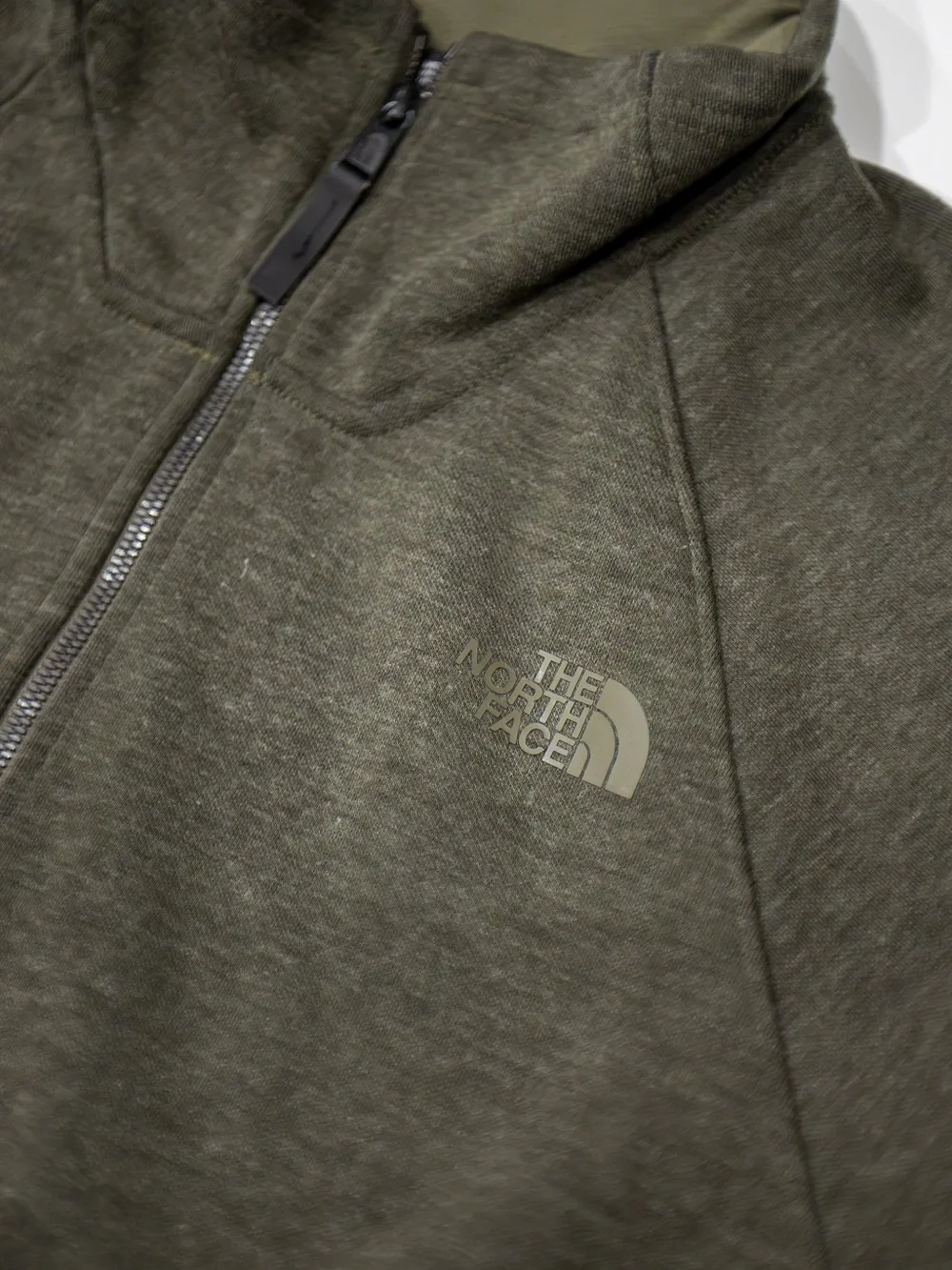 The North Face Olive Green Lightweight Zip Hoodie Jacket